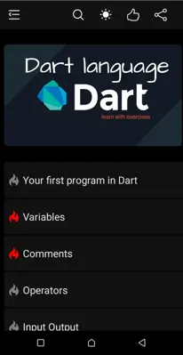 Dart coding android App screenshot 6