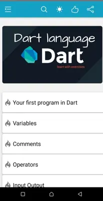 Dart coding android App screenshot 7